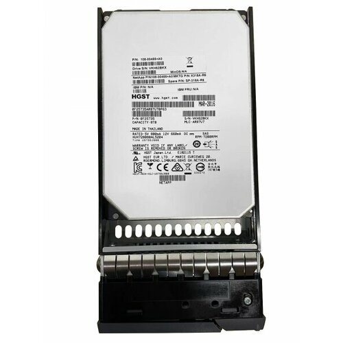 Жесткий диск Network Appliance X318_HLBRE08TA07 8Tb SAS 35 HDD 155165₽