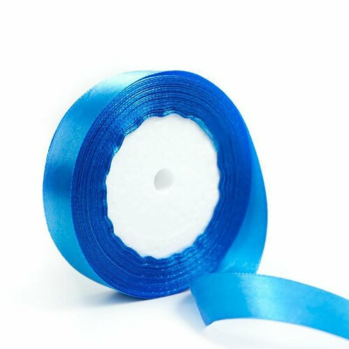 Лента Атлас Синий, 20 мм*22,85 м, 1 шт.
