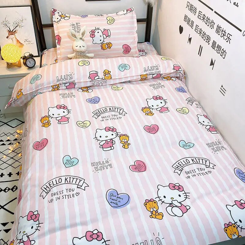 Комплект постельного белья Sanrio Hello Kitty из полиэстера 4 шт, 150X200cm ,