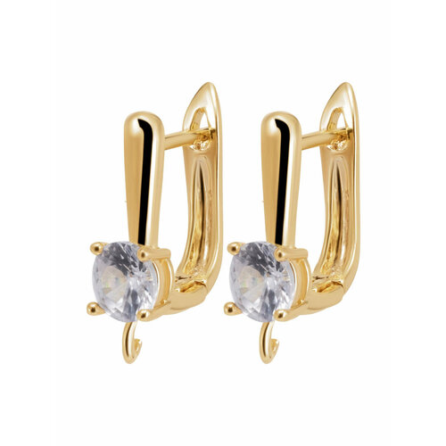 Швензы основа для сережек стразы бижутерный сплав золотистый 32-20025 301₽