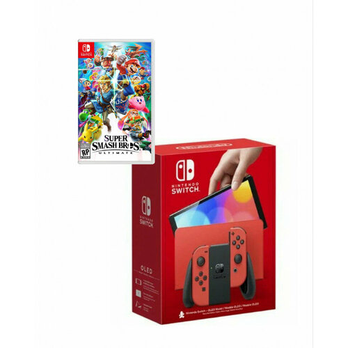 Игровая консоль Nintendo Switch OLED Mario Red EditionMario Smash Bros 3999000₽