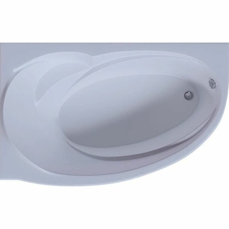 Акриловая ванна / ванная Aquatek Бетта 150x95 L BET150-0000076 без гидромассажа без панелей с каркасом (разборный) со слив-переливом