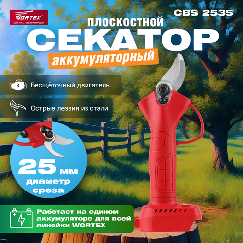 Wortex CBS 2535, 18 В, с АКБ , без АКБ