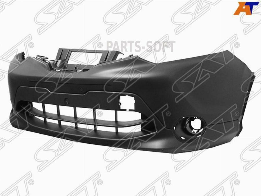 Бампер передний Nissan Qashqai 13-19 (Под ПТФ/ С отверстием под крюк) Sat арт. ST-DT66-000-0