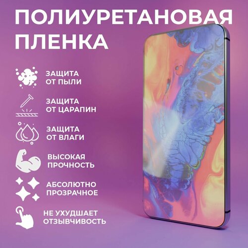 Полиуретановая защитная пленка для Honor X8a / Противоударная бронированная пленка / Самовосстаналивающаяся защита телефона