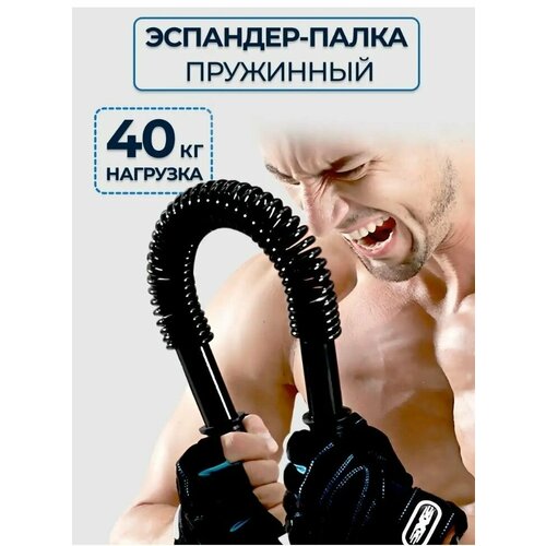 Эспандер для фитнеса Mr Fox 40 кг Power Twister пружинный грудной плечевой для тренировок 1089₽