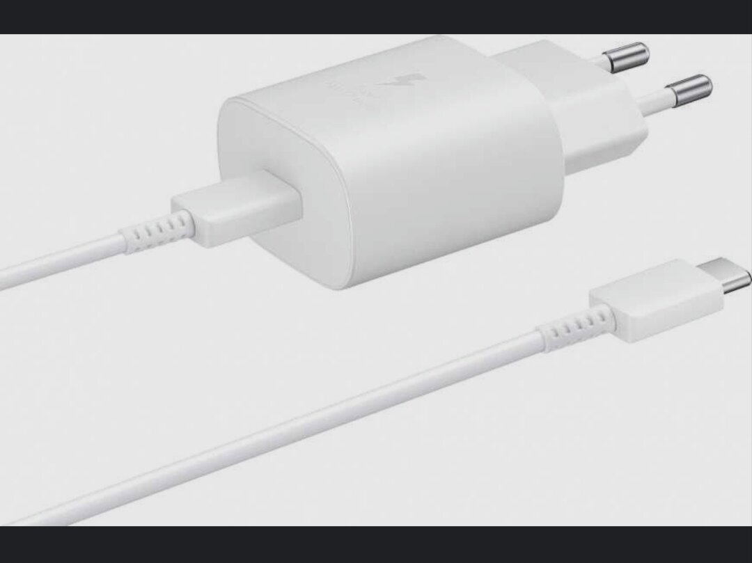Зарядное устройство для Samsung 25w + кабель USB Type C/ быстрая зарядка для Samsung 25w (вт) с проводом/ Сетевой адаптер usb c — фото 1