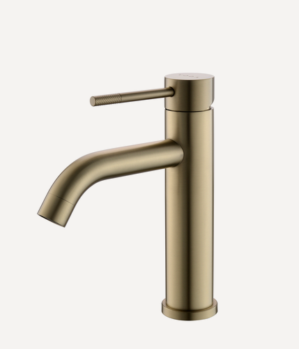 Изображение товара Смеситель для раковины из нержавеющей стали золотой увеличенный / гарантия 5 лет / коллекция Vessel