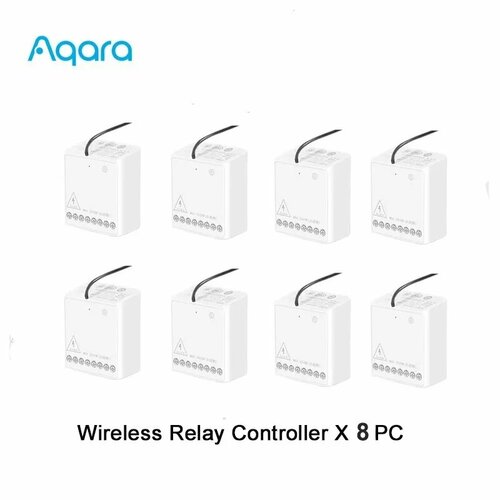 Aqara Беспроводной релейный переключатель 2 канала 8Pcs 11626₽