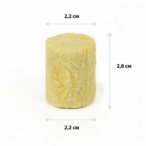 Пробка минеральная, d = 22 мм, h = 28 мм, 100 шт.