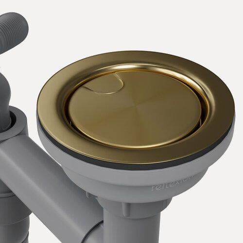 Изображение товара Выпуск для кухонной мойки Reflexion Part RX9003GD брашированное золото