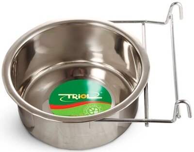 Triol Миска для птиц и грызунов металл навесная 150 мл