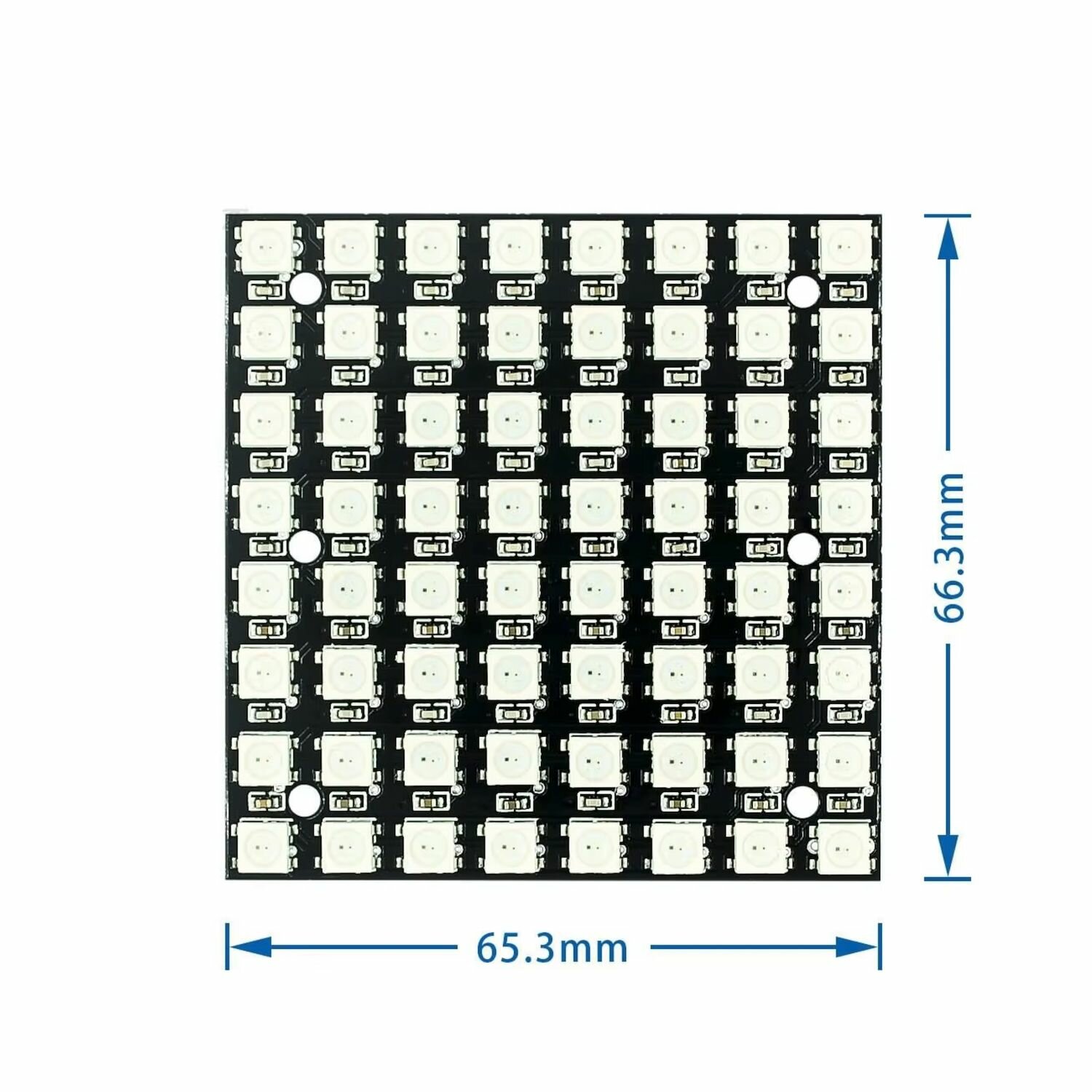 WS2812 smd светодиодная 5050 RGB 8x8 64 матрица для Arduino