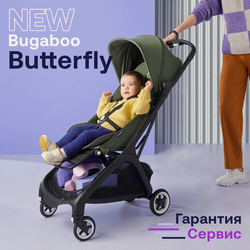 Изображение товара Коляска прогулочная Bugaboo Butterfly complete Black/Forest green - Forest green 100025001