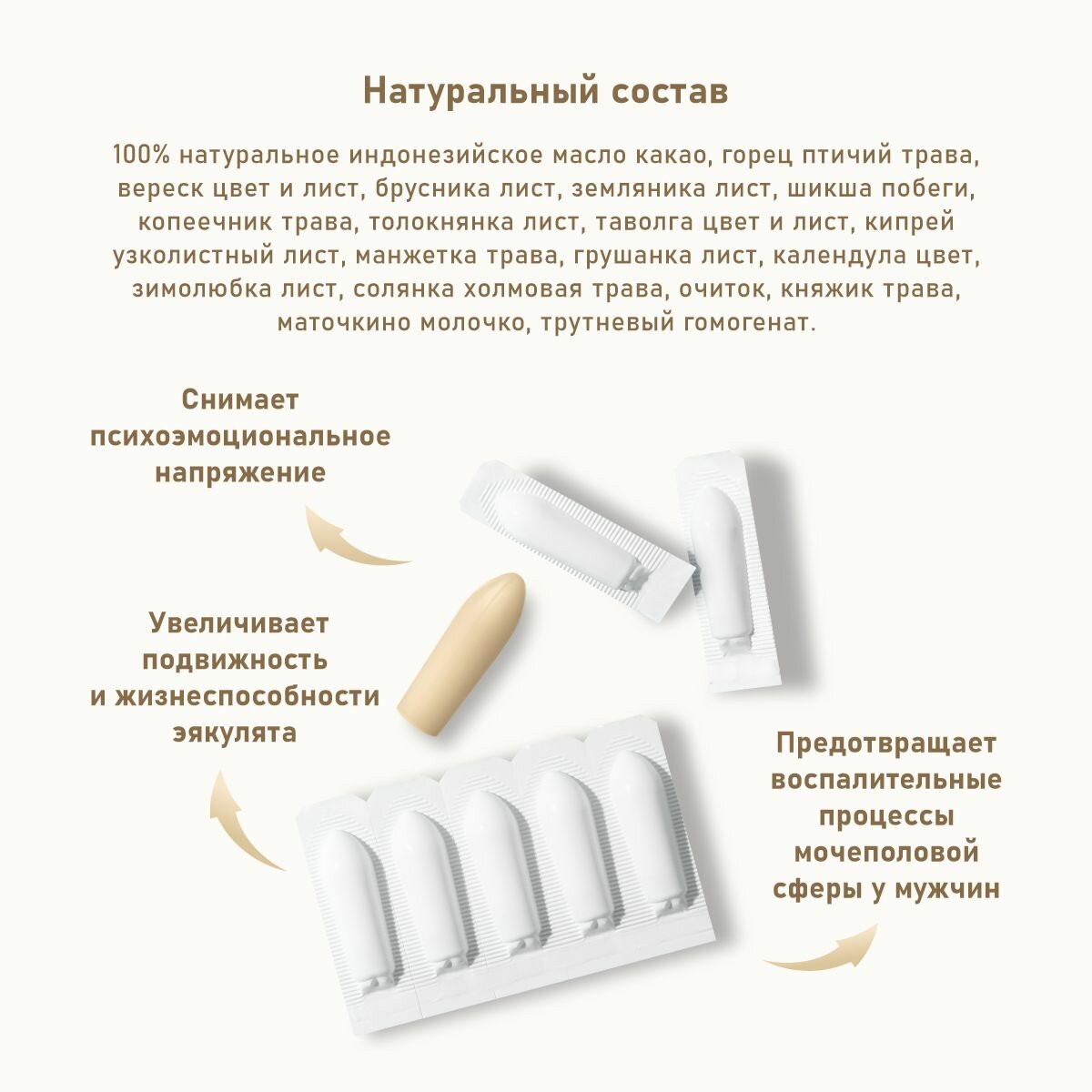 Картинки Фитосвечи "Ха-лиф" с цинком и селеном при простатите, аденоме простаты, геморрое, 7 шт, Dr.Giller