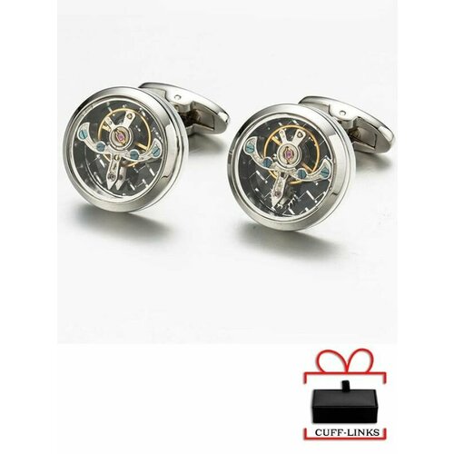 фото Запонки , серебристый cuff-links