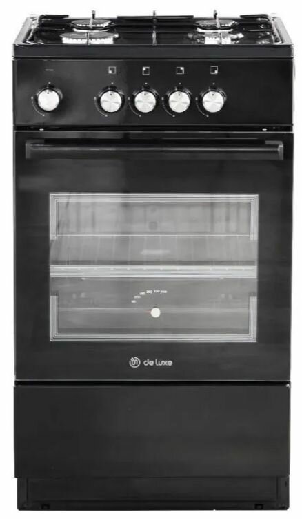 Газовая плита De Luxe 5040.48г (щ), черный
