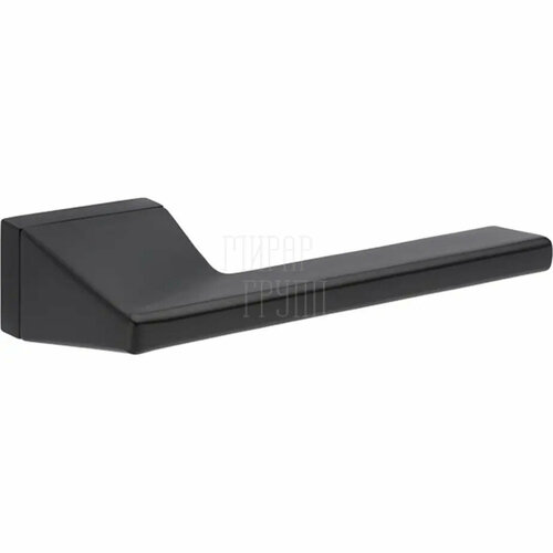 Дверная ручка на прямоугольной розетке Tupai Vision 4130 RE черный 17538₽