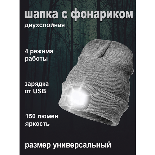 Шапка с фонариком