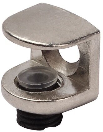 Полкодержатель STARFIX для стеклянной полки 13×12×13 мм хром 2 штуки (SMZ1-10464-2) — фото 1