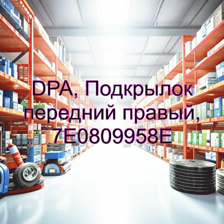 DPA, Подкрылок передний правый, 7E0809958E