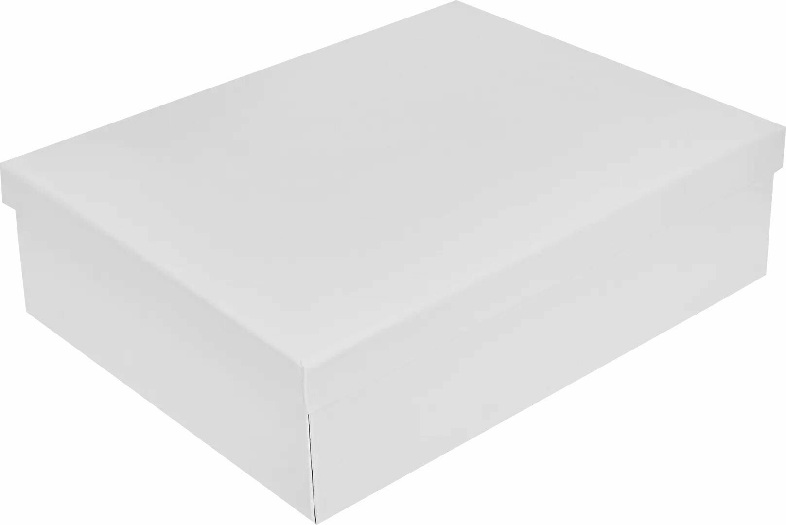 Коробка для хранения 35x10x27 см картон цвет белый 2 шт