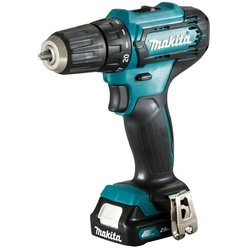 Аккумуляторная дрель-шуруповерт 2 аккумулятора Makita DF333DWAE