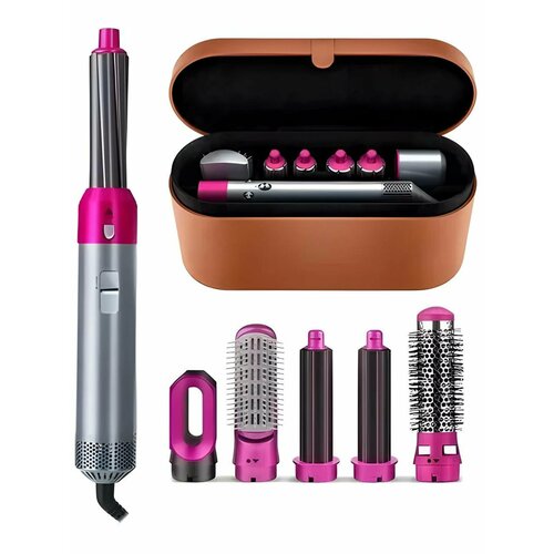 Стайлер 5-в-1 с кейсом плойкой феном и насадками для объема и укладки волос 231000₽
