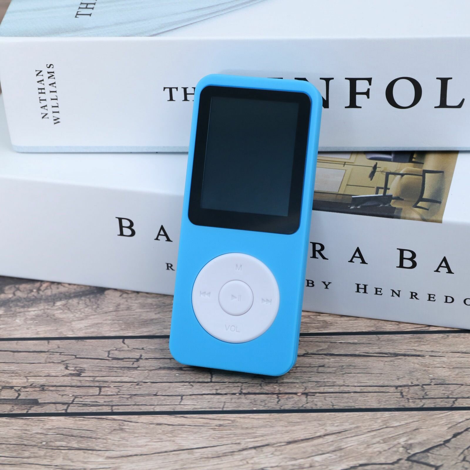 MP3/MP4 плеер Bluetooth Мини портативный Walkman, светло-синий,64 ГБ, светло-голубой