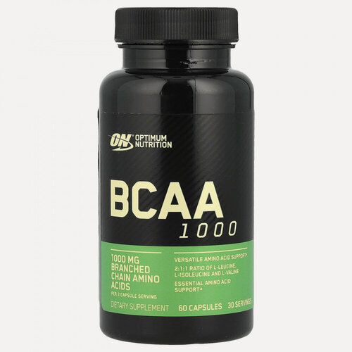 Изображение товара Optimum Nutrition, BCAA 1000, 60 капсул