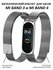 Ремешок для Mi Band 3 и Mi Band 4 металлический