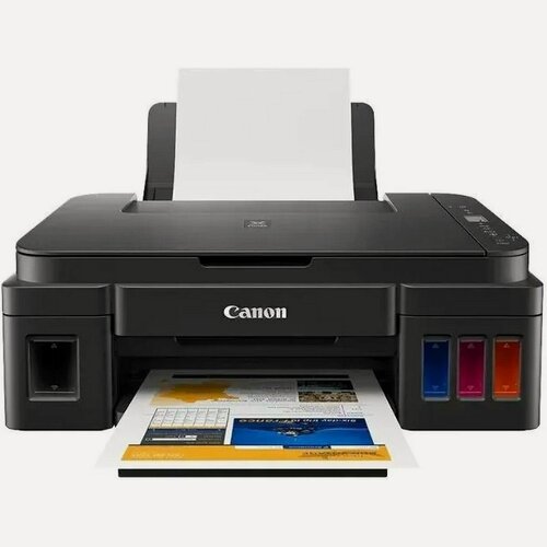 Изображение товара МФУ Canon PIXMA G2410, A4, струйный принтер/копир/сканер A4, цветной СНПЧ (2313C009), черный