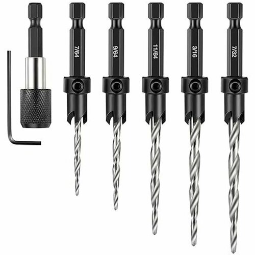 Набор потайных сверл