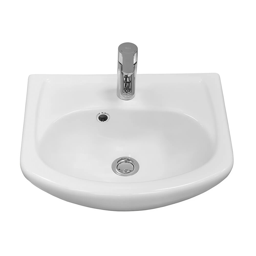 Раковина Santek Азов 45 1WH112449, подвесная, фарфор, белая, полукруглая