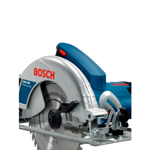 Дисковая пила BOSCH GKS 190 1400 Вт синийсеребристый 18990₽
