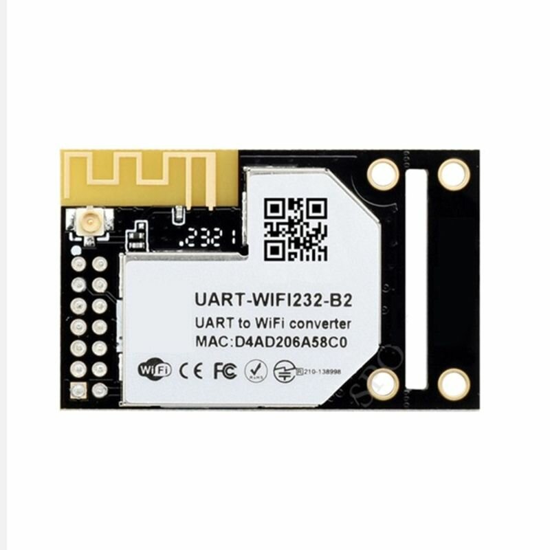 Модуль последовательного сервера UART для Wi-Fi и Ethernet, плата промышленного класса 802.11b/g/n с антенной IPX 2.4G 2DB