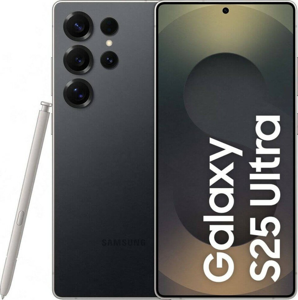 Смартфон Samsung Galaxy S25 Ultra 12/512GB Titanium Black (черный титан)