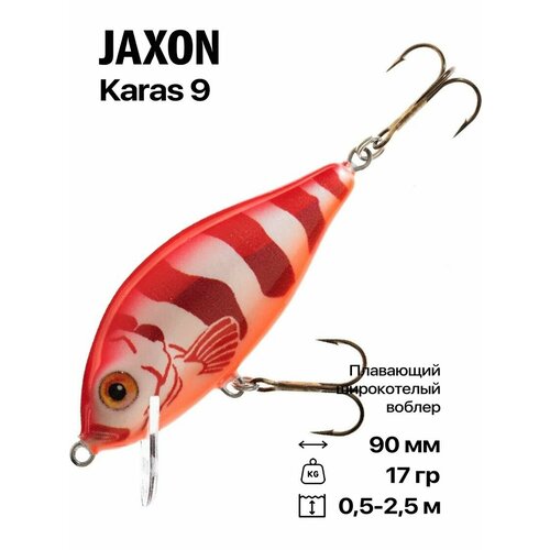 Воблер Jaxon Karas 9 F, 90 мм, 17 гр, #RE