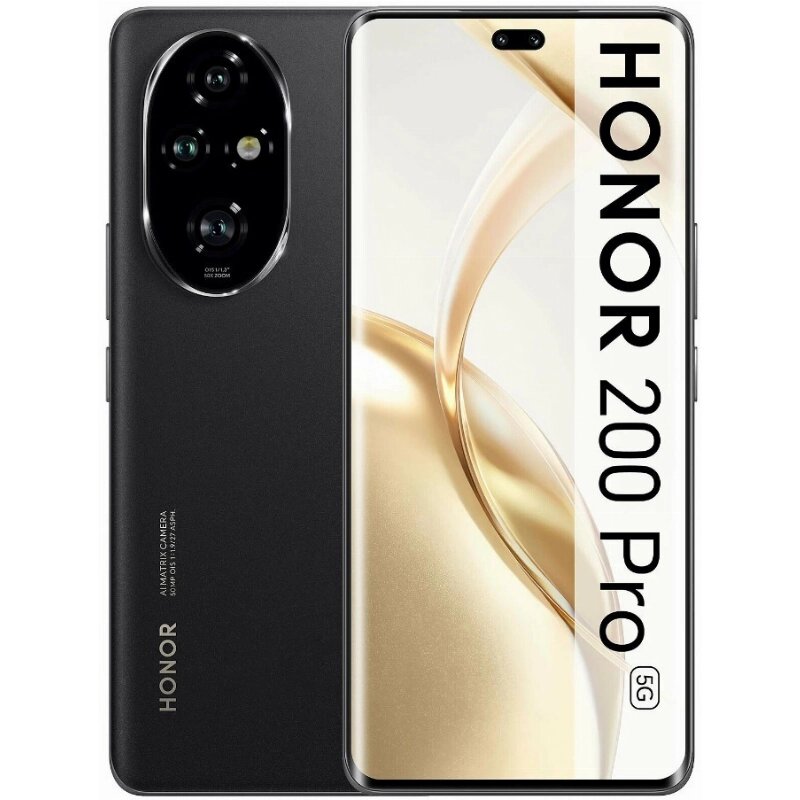 Смартфон Honor 200 Pro, 12.512 Гб, Black, черный
