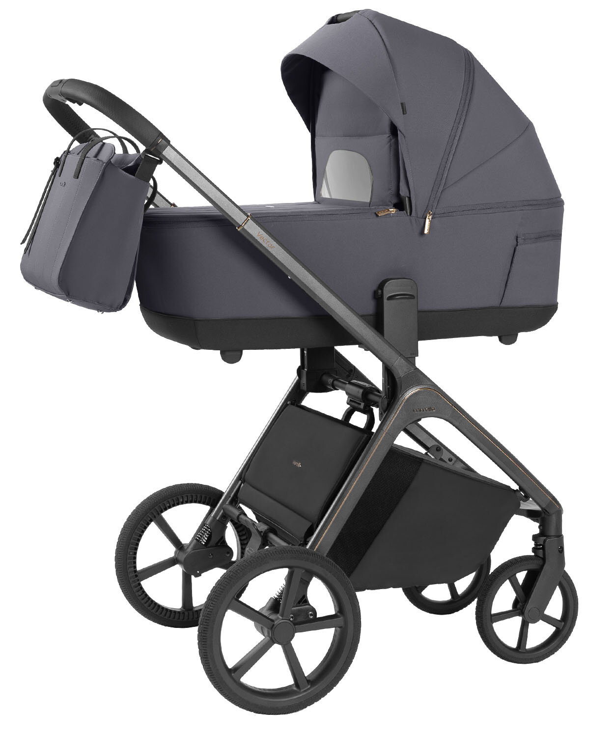 Детская коляска 2в1 Carrello Vector, цвет Ultimate Grey / 2025 (Графитовый), артикул производителя CRL-6551 — фото 1