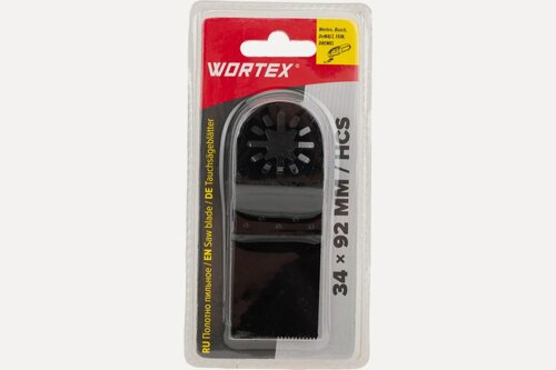 Изображение товара Полотно пильное 34х92 мм дерево/пластик WORTEX (SMS3492W2018)