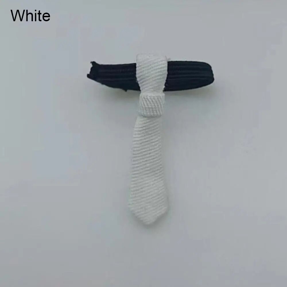 Галстук-бабочка для кукол OB11 и BJD, White, Унисекс