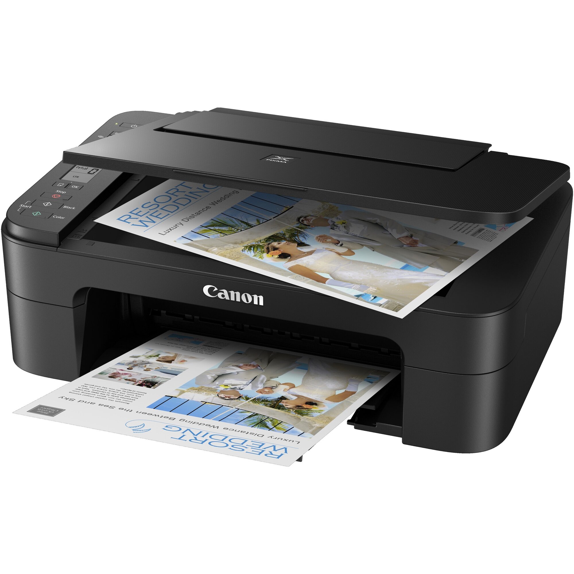МФУ струйное Canon PIXMA TS3340 цветная печать, A4, 4800x1200 dpi, ч/б - 7.7 стр/мин (А4), USB Type-A, Wi-Fi — фото 1