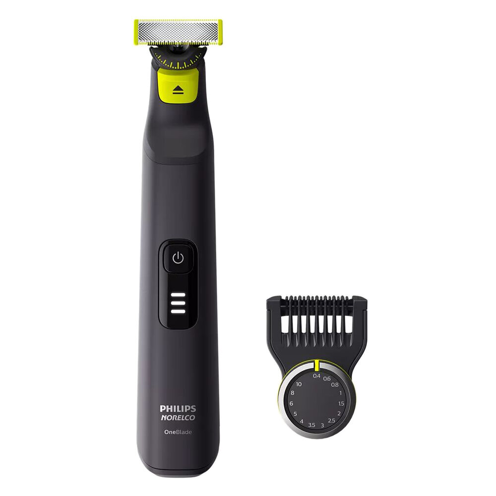 Триммер Philips "OneBlade" QP6531/70, для бороды и усов, черный