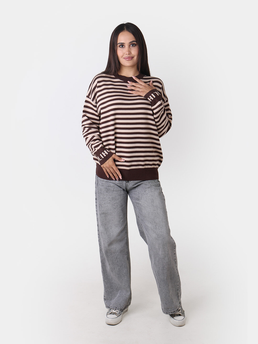 Свитер размер One Size, , Шоколадный — фото 1