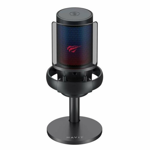 Игровой микрофон для компьютера Havit Микрофон Havit GK50 Black проводной 3999₽
