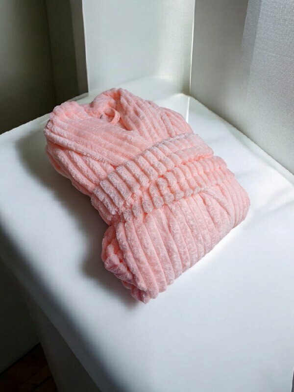 Халат LINENS, размер 4XL, розовый — фото 1