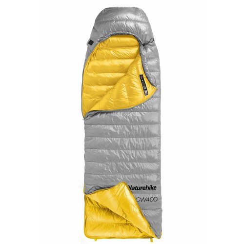 Спальник Naturehike CW400 Square Down Sleeping Bag Grey (US: L)