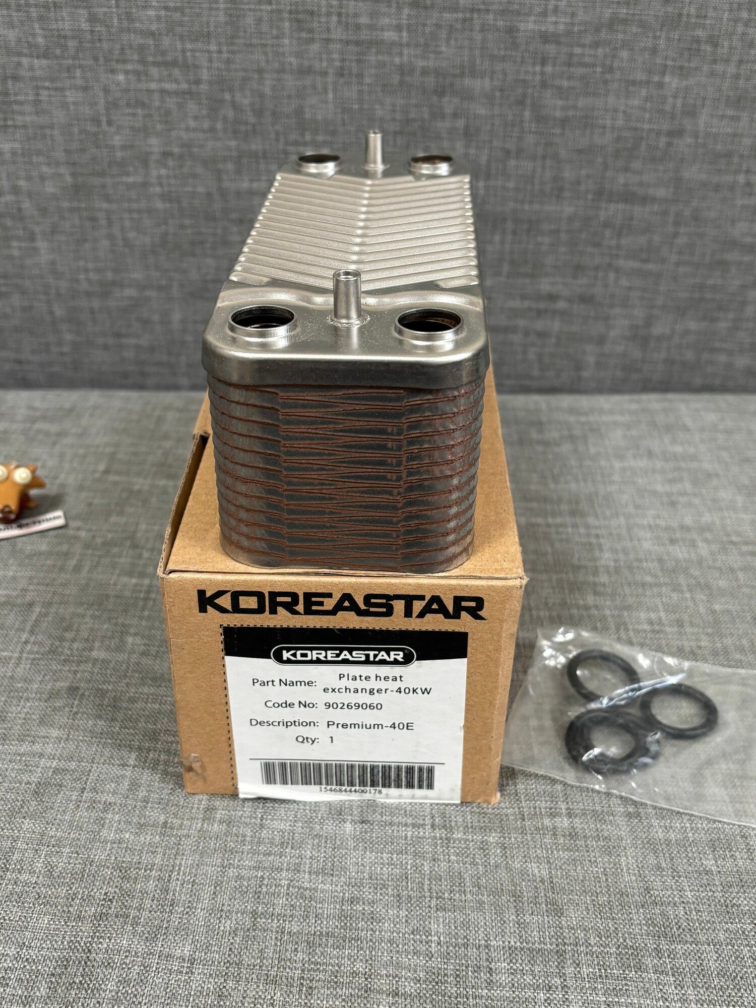 Теплообменник ГВС для котла Koreastar Premium 40