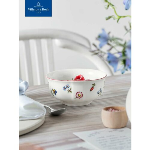 фото Индивидуальный салатник 12 см, 370 мл, petite fleur, villeroy & boch, премиум-фарфор
